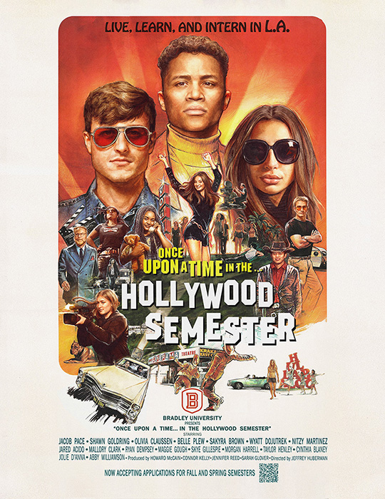 Bradley University Hollywood Semester Poster
